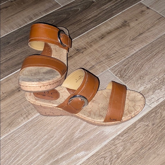 Super Cute b.o.c. Slip on cork mule sandal! Sz9 - Picture 4 of 9